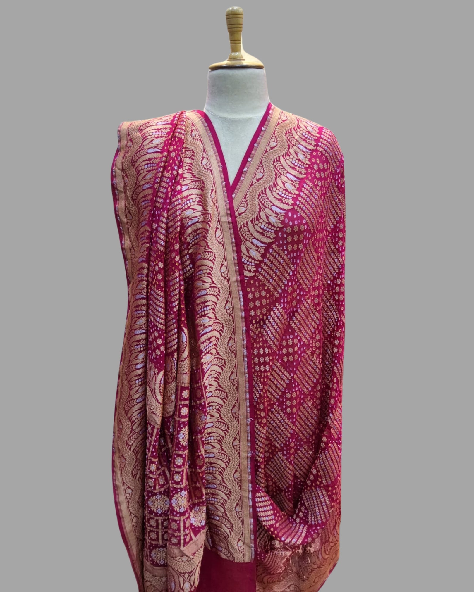 Khaddi Georgette Banarasi Saree