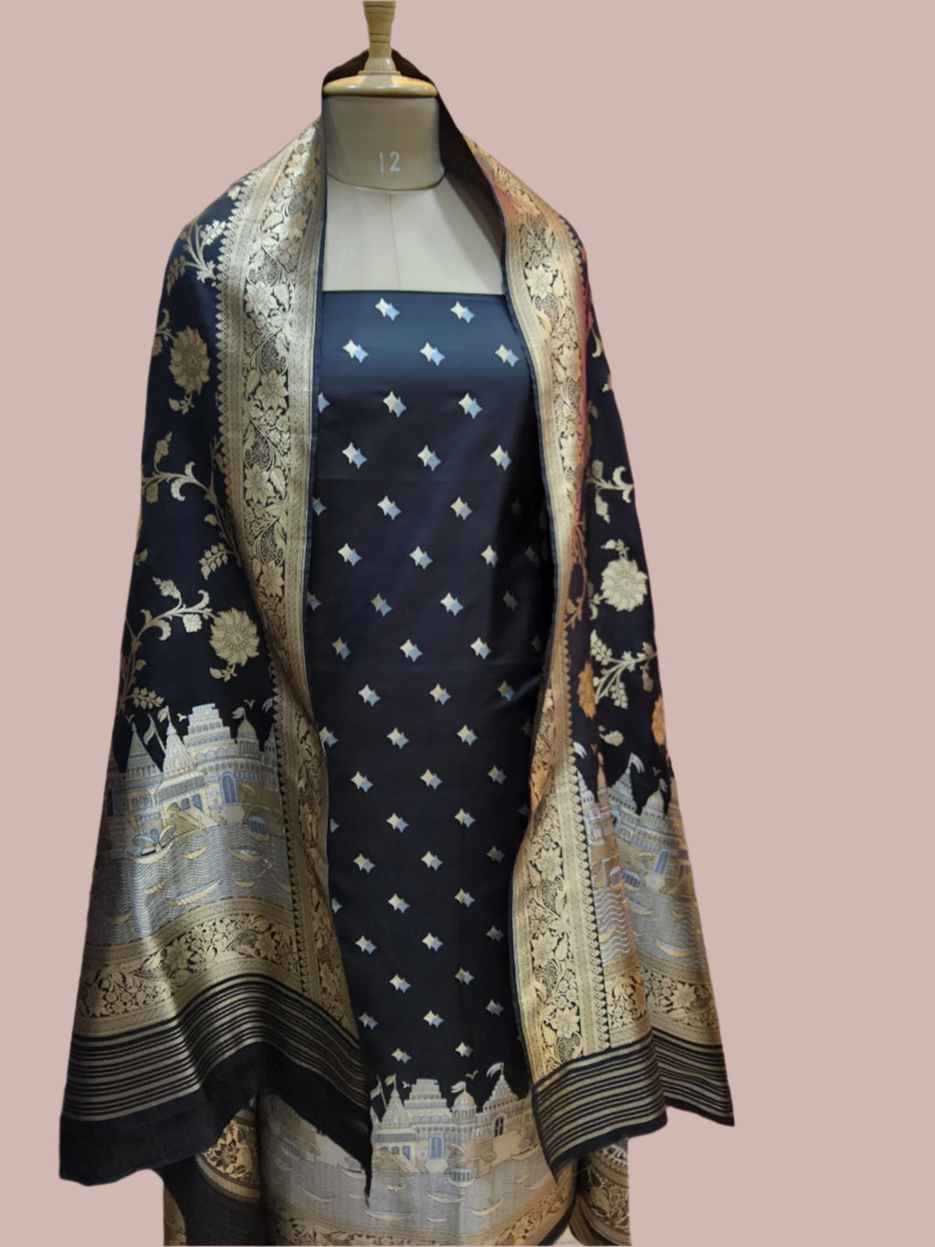 Banarasi silk suit