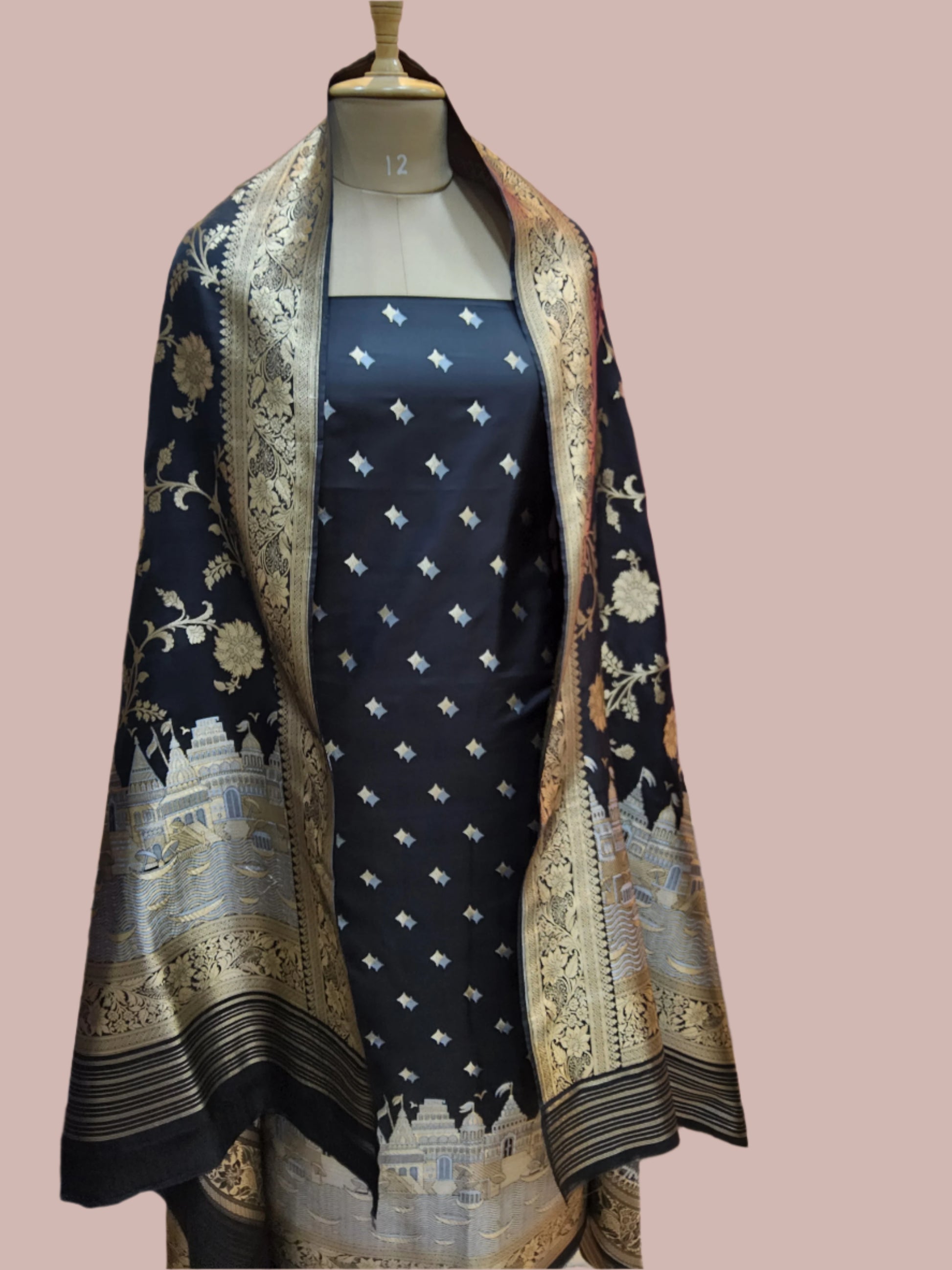 Banarasi silk suit