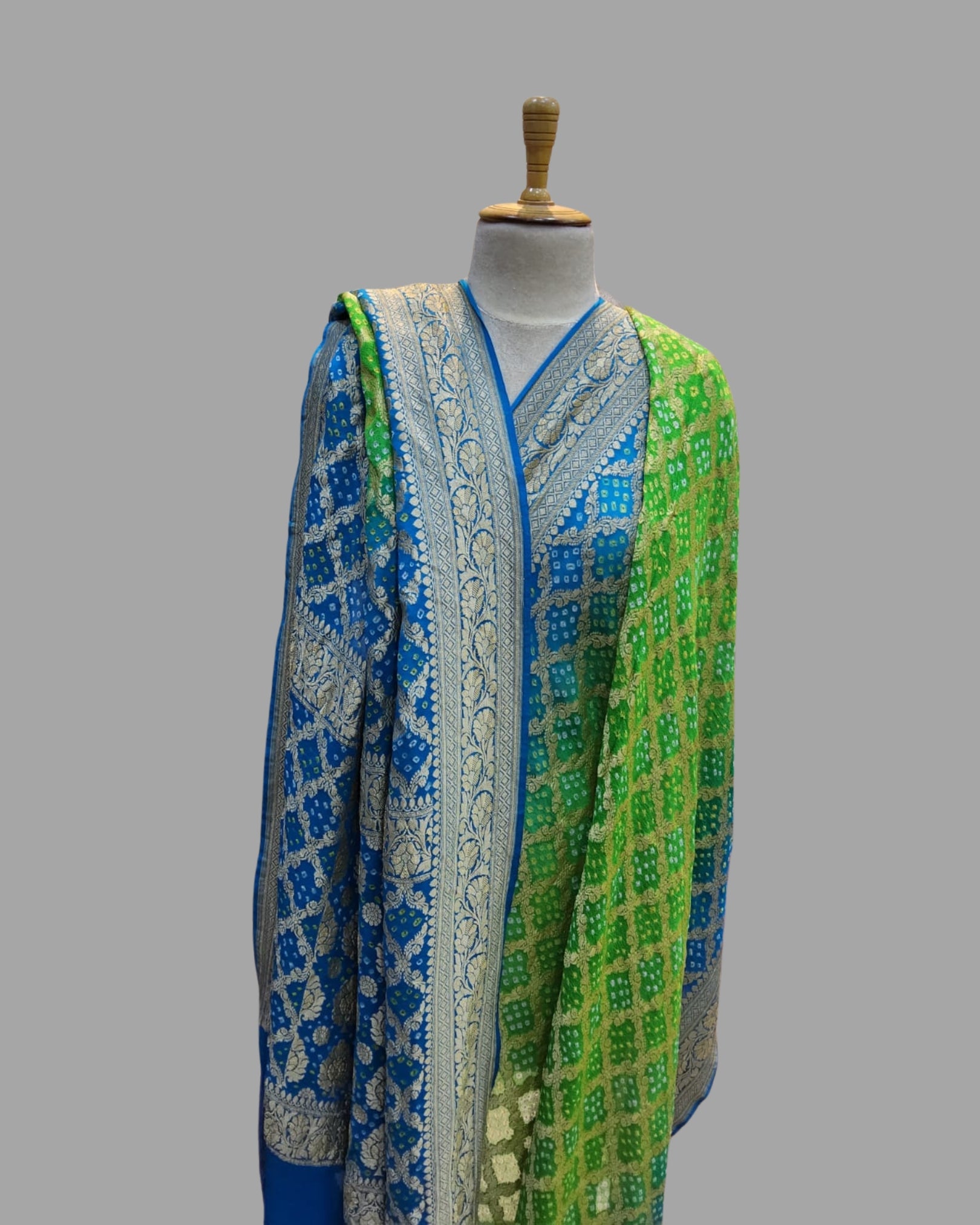 Khaddi Georgette Banarasi Saree