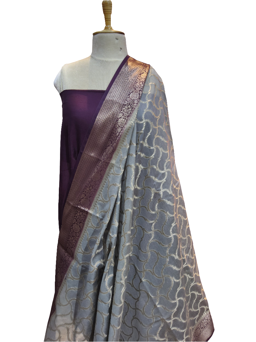 Semi Georgette Saree