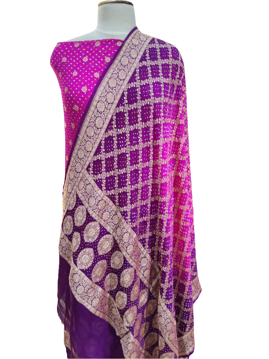 Banarasi silk suit