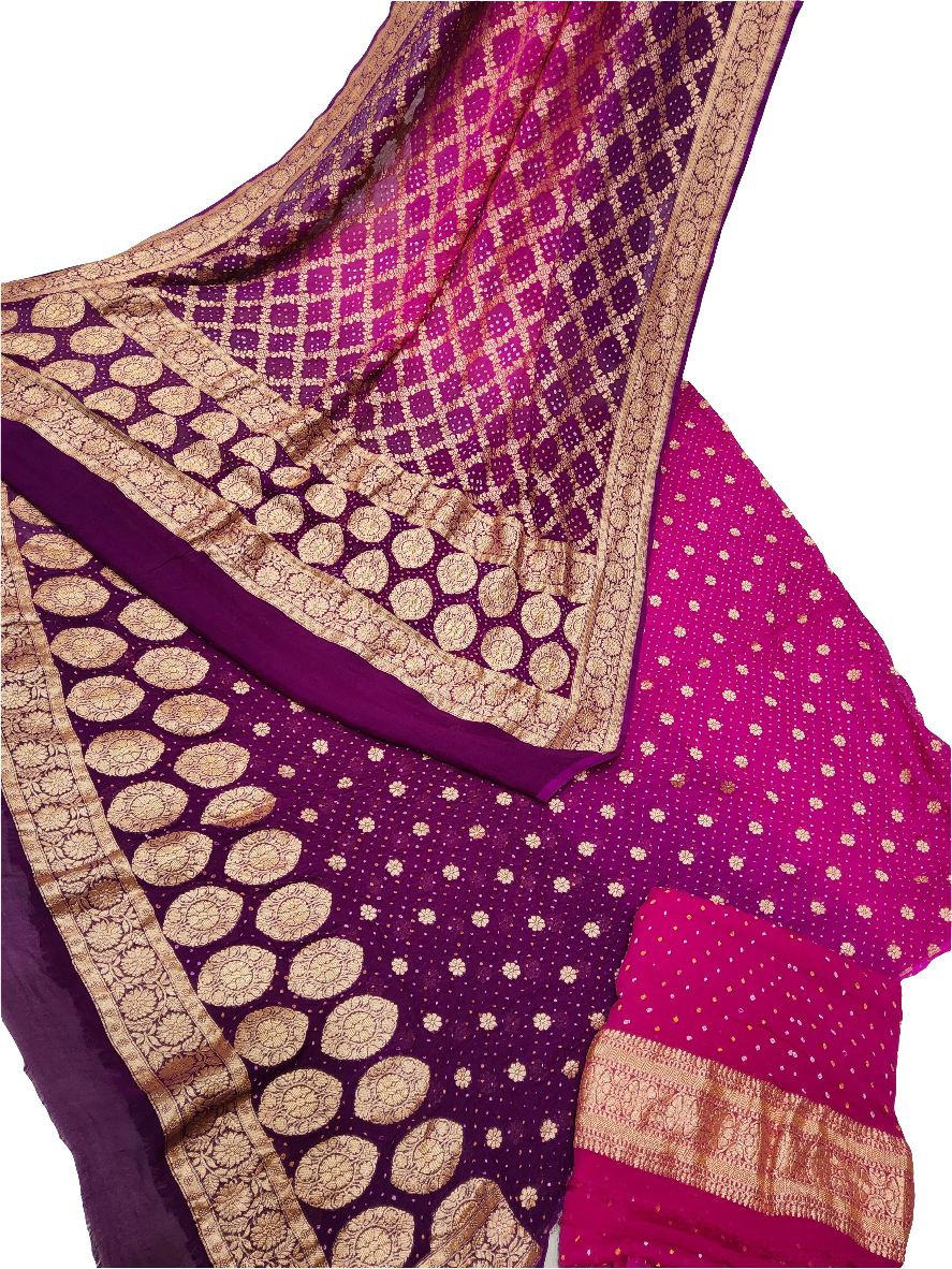 Banarasi silk suit