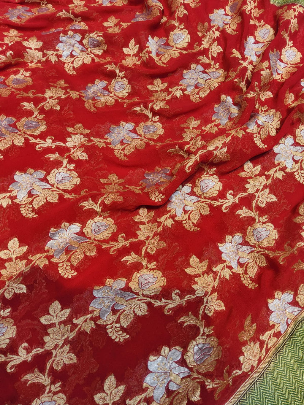 Khaddi Georgette Banarasi Saree