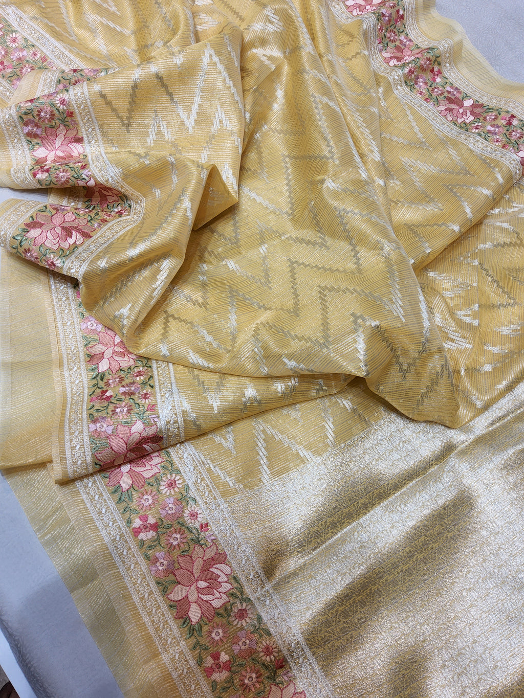 Banarasi Embroidery Saree