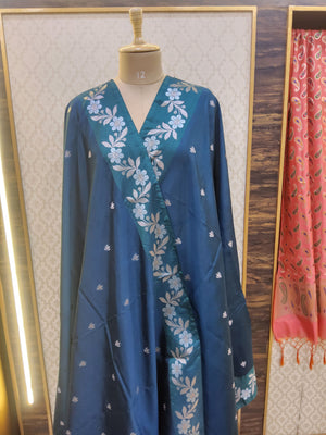 Banarasi Semi Katan Saree ( raw mango)