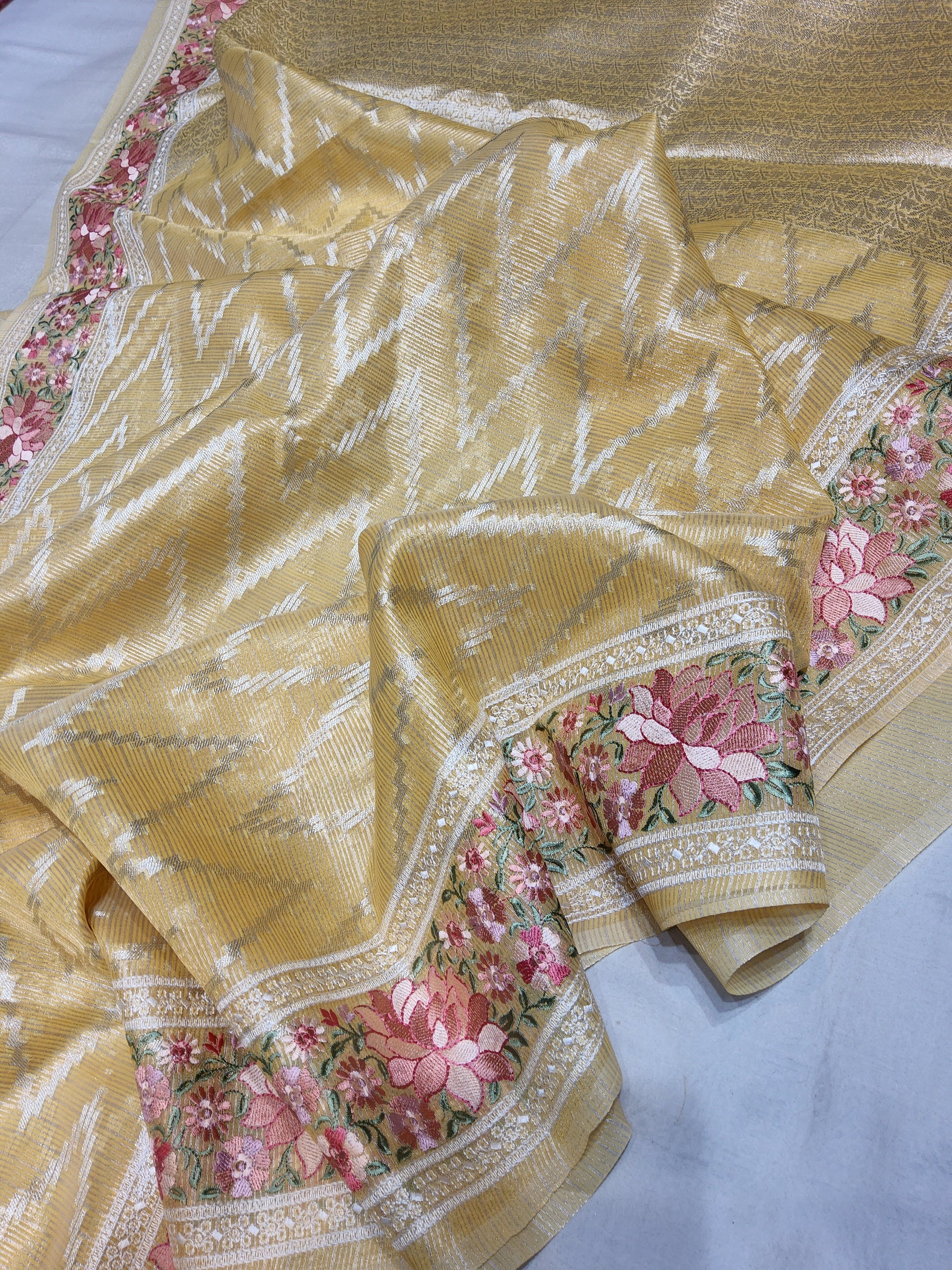 Banarasi Embroidery Saree